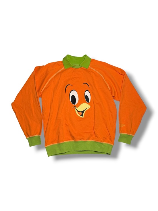 Disney Tops - Disney Orange Bird Embroidered Long Sleeve Collar Shirt NWT Medium
